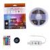 Светодиодная лента USB 6060 5м с динамическими режимами Светодиодное RGB освещение на самоклейке с пультом - фото 4