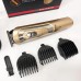Беспроводная машинка для стрижки волос GEMEI GM-6112 аккумуляторная. Цвет: золотой - фото 7