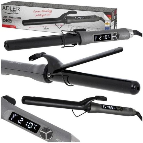 Плойка для локонов 25 мм Adler AD 2114 Gray