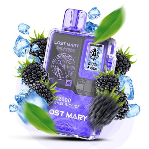 Lost Mary OS12000. Ожина (Blackberry Ice)