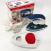 Отпариватель Mini Steam Iron HT-558B, Утюг электрический паровой, Паровой утюг для одежды. Цвет: синий