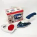 Отпариватель Mini Steam Iron HT-558B, Утюг электрический паровой, Паровой утюг для одежды. Цвет: синий