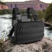 Тактическая нагрудная сумка с Cordura 1000D, мужская разгрузка черная (арт. 11042) - фото 100