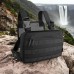 Тактическая нагрудная сумка с Cordura 1000D, мужская разгрузка черная (арт. 11042) - фото 103