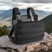 Тактическая нагрудная сумка с Cordura 1000D, мужская разгрузка черная (арт. 11042) - фото 105