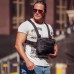 Тактическая нагрудная сумка с Cordura 1000D, мужская разгрузка черная (арт. 11042) - фото 29