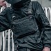 Тактическая нагрудная сумка с Cordura 1000D, мужская разгрузка черная (арт. 11042) - фото 3