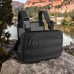 Тактическая нагрудная сумка с Cordura 1000D, мужская разгрузка черная (арт. 11042) - фото 35