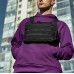 Тактическая нагрудная сумка с Cordura 1000D, мужская разгрузка черная (арт. 11042) - фото 4