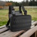 Тактическая нагрудная сумка с Cordura 1000D, мужская разгрузка черная (арт. 11042) - фото 68