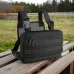 Тактическая нагрудная сумка с Cordura 1000D, мужская разгрузка черная