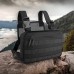 Тактическая нагрудная сумка с Cordura 1000D, мужская разгрузка черная (арт. 11042) - фото 69