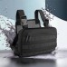 Тактическая нагрудная сумка с Cordura 1000D, мужская разгрузка черная (арт. 11042) - фото 85