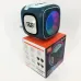 Портативная Bluetooth колонка TG359 7W с RGB подсветкой, аккумуляторная колонка для музыки. Цвет: синий