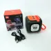 Портативная Bluetooth колонка TG359 7W с RGB подсветкой, аккумуляторная колонка для музыки. Цвет: зеленый
