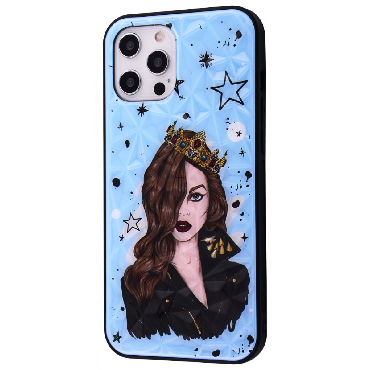 Чехол для Apple Iphone 12 Pro Max королева. Цвет: голубой (арт. 10958)