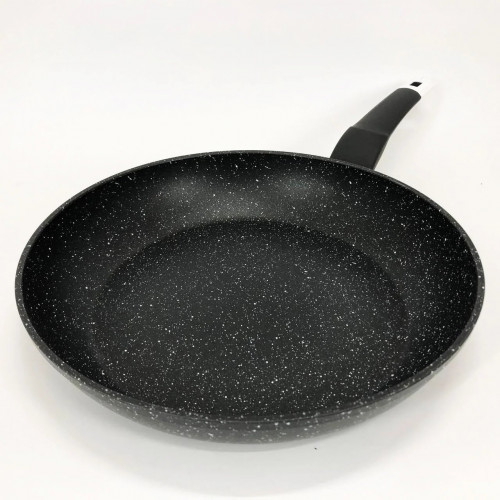 Сковорода UNIQUE UN-5137 28 см гранит темный, Сковорода с антипригарным покрытием для газовой плиты