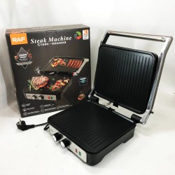 Гриль RAF R.2684 электрический, сэндвичница, с регулятором температуры и таймером 2000 Вт
