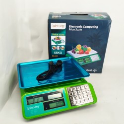 Ваги торговельні Rainberg RB-303 електронні з металевою платформою до 55 кг.