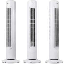 Підлоговий колонний вентилятор Domotec MS -1627 7624 Компактний тихий побутовий вентилятор для дому офісу