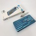 Портативное зарядное устройство на 10000 mAh, Power Bank на солнечной батарее, зарядка. Цвет: синий - фото 2