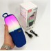 Портативна колонка TG644 5W з RGB підсвічуванням та ремінцем, музичні колонки для вулиці. Колір: синій - фото 3