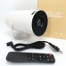 LED Проектор для дома портативный Смарт с WiFi, Bluetooth, Android 11, белый, 1280х720р - фото 2
