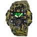 Годинник наручний чоловічий SKMEI 1965CMGN CAMO GREEN, військовий чоловічий наручний годинник зелений. Колір: камуфляж - фото 3