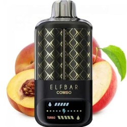 ELF BAR COMBO 25000. Перемикання смаків. Яблуко / Соковитий Персик (Apple / Juicy Peach)