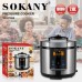 Мультиварка-скороварка-пароварка Sokany SK-07055 7л 3 в 1 Електрична з таймером 1000Вт - фото 2