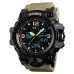 Часы наручные мужские SKMEI 1155BKH KHAKI, водостойкие тактические часы, армейские часы. Цвет: хаки - фото 3