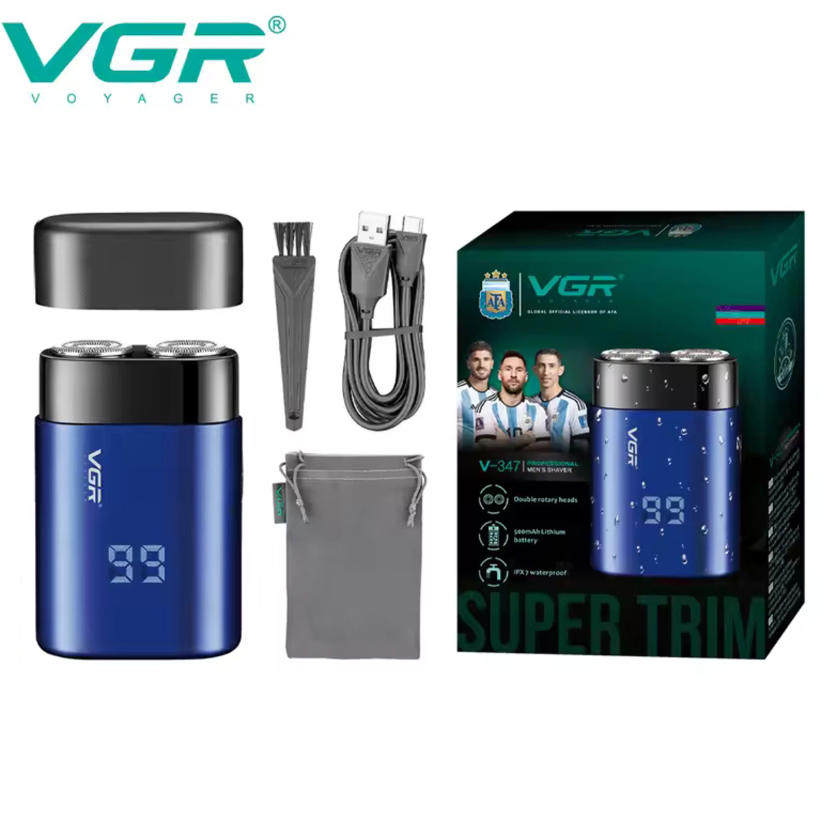 Електробритва VGR V-347 Blue (арт. 23336)