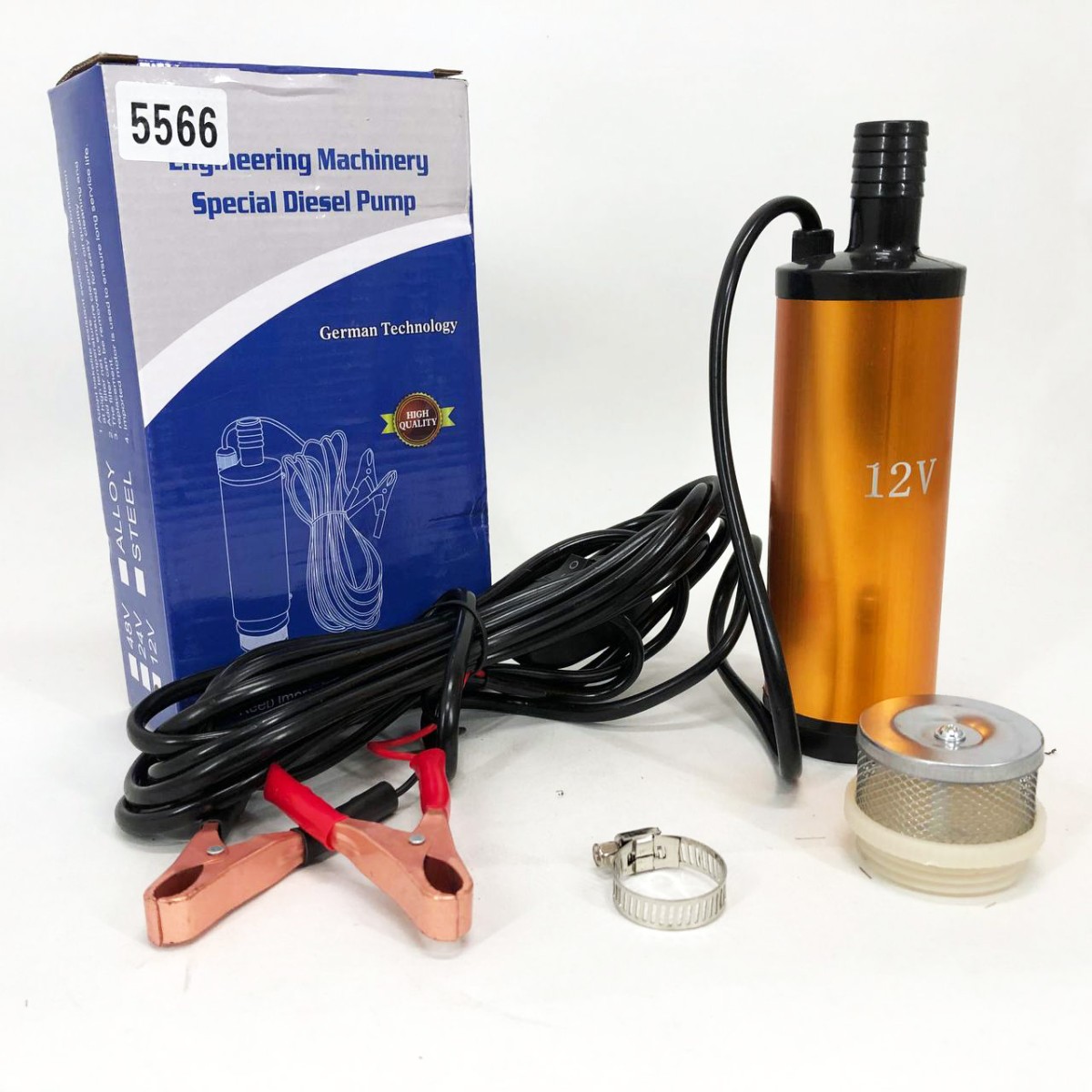 Насос погружной для перекачки топлива дизеля бензина REWOLT Fuel/Diesel Pump 12В 12л/мин (арт. 11914)