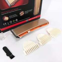 Машинка для стрижки GEMEI GM-6048, Машинка для стрижки домашняя, электробритва для головы. Цвет: золотой