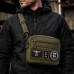 Мужская тактическая сумка EDC Cordura 600D, сумка для патчей 25×20×5,5 см хаки - фото 4