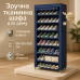 Шафа тканинна з полицями для одягу та взуття (58x30x158 см) Blue - фото 3
