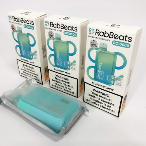 Elf Bar RabBeats RC10000. Чорниця Мята (Blueberry Mint)