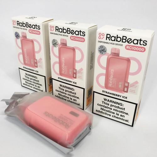 Elf Bar RabBeats RC10000. Полуниця (Strawberry Ice)