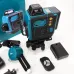 Уровень лазерный линейный нивелир аккумуляторный Laser 4D, 16 линий, рабочее растояние 30м, в чемодане (арт. 13395) - фото 14