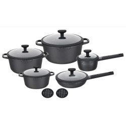 Набір посуду Edenberg EB-5652 12 предметів з мармуровим антипригарним покриттям