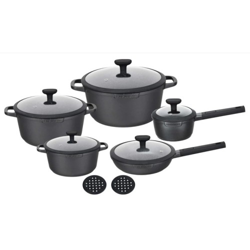 Набір посуду Edenberg EB-5652 12 предметів з мармуровим антипригарним покриттям