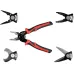 Многофункциональный набор быстросменных инструментов 5 в 1 (плоскогубцы, зачистка изоляции, обжимные щипцы)