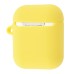 Чохол для AirPods силіконовий з метеликом жовтий - фото 2
