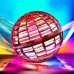 Летающий шар спиннер светящийся FlyNova Pro Gyrosphere игрушка мяч бумеранг, игрушка летающий шар