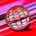 Летающий шар спиннер светящийся FlyNova Pro Gyrosphere игрушка мяч бумеранг, игрушка летающий шар