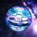Летающий шар спиннер светящийся FlyNova Pro Gyrosphere игрушка мяч бумеранг, игрушка летающий шар