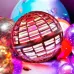 Летающий шар спиннер светящийся FlyNova Pro Gyrosphere игрушка мяч бумеранг, игрушка летающий шар