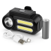 Маленький ліхтарик BL-611-1LM+2COB, Фара і мигалка для велосипеда, Фара на кермо велосипеда - фото 3