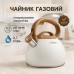 Чайник Unique со свистком UN-5306 2,7л мрамор, чайник для газовой плитки, чайник на плиту. Цвет: белый - фото 11