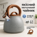 Чайник Unique со свистком UN-5306 2,7л мрамор, чайник для газовой плитки, чайник на плиту. Цвет: серый - фото 10